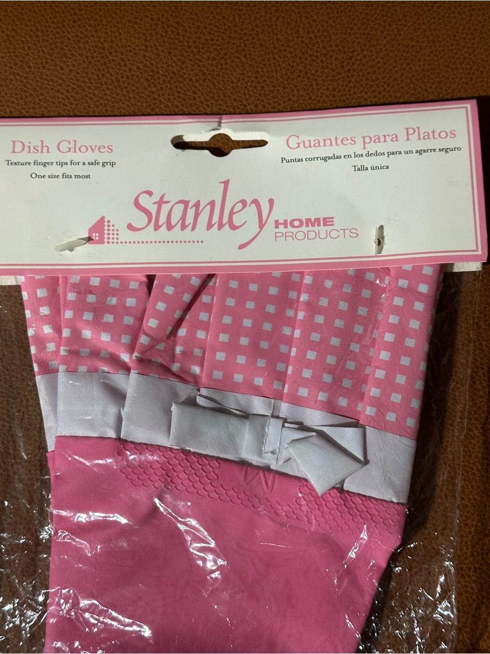 Fuller Pink Rubber Cleaning Gloves vintage -discontinued